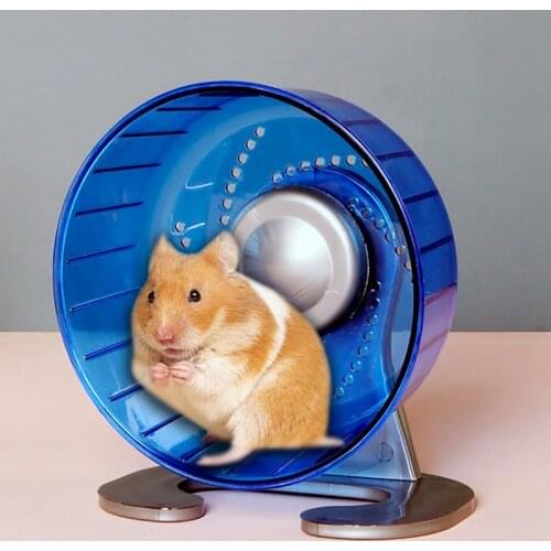 Hamster Exercise Wheel Plastic Hamster Rotatory Jogging Running Disc Toy Wheel Silent Hamster Wheel Toys Cage Accessories