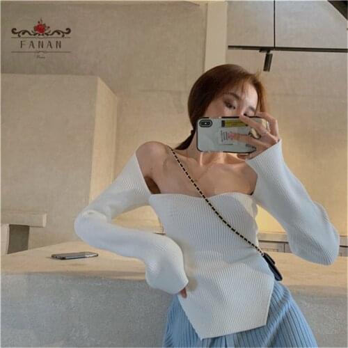 Женские пуловеры с открытыми плечами LINGAO China At AliExpress