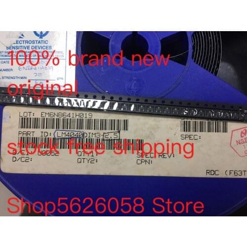 LM4040DIM3-2.5/NOPB LM4040DIM3-2.5 LM4040DIM3 SOT23-5 SOT23 100% new original freeshipping 50PCS/LOT STOCK