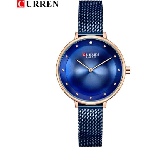 Fashion girl Bracelet Watches Woman CURREN Womens Luxury Diamond Watch Beautiful Steel Wristwatch For Ladies Relogio Feminino