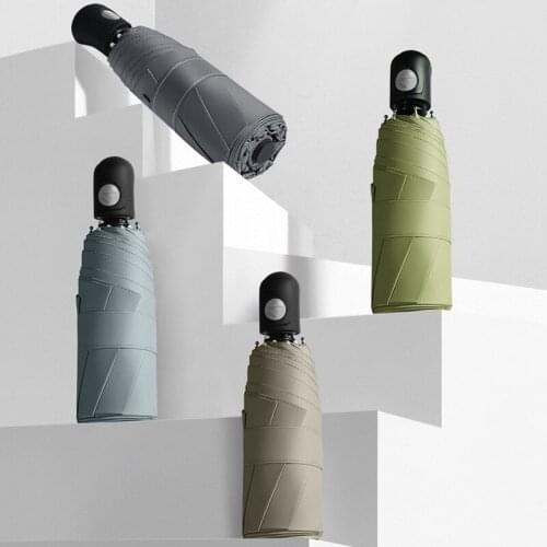 Fully Automatic Five-Fold Mini Pocket Rain Umbrella Sun Protection Parasol Custom Logo Advertising Umbrella