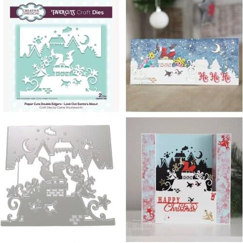 Christmas gifts Metal cutting dies cross stitch scrapbooking diesstencil Holiday card christmas new cutting dies for new 2021