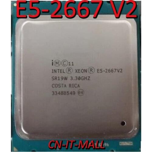 Pulled E5-2667 V2 Server cpu 3.3G 25M 8Core 16 thread LGA2011 Processor