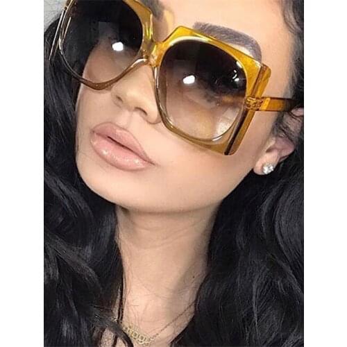 Trend Classic Retro Square Sunglasses Women Oversized Sunglasses Women/Men Retro Sunglasses Lentes De Sol Mujer