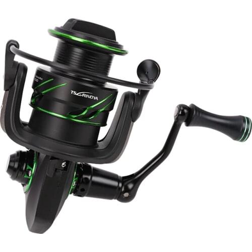 TSURINOYA Saltwater Spinning Fishing Reel 2000 3000 12BB 6.2:1 High Gear Ratio 8kg Full Metal Sea Fishing Wheel