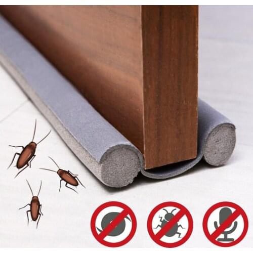 Door Bottoom Seal Strip Flexible Wind Noise Reduction Stopper Under Door Sealing Blocker Door Weatherstrip