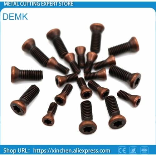 50pcs Screws M1.8 M2 M2.2 M2.5 M3 M4 M5 Holder CNC milling cutter Holder Plum Screws CNC Holder Fittings Milling Cutters