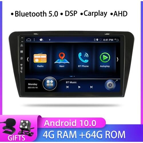 For Skoda Octavia 3 A7 2013 2014 2015 2016 2017 2018 Car Radio Multimedia Video Player Navigation GPS Android 10.0 1 din/2 din