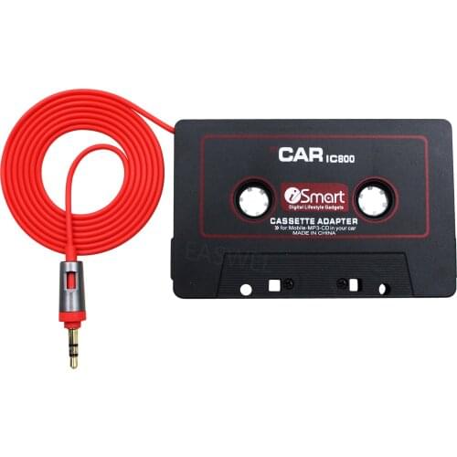 Car Cassette Tape Stereo Adapter Music Aux Converter Audio For MP3 MP4 Player