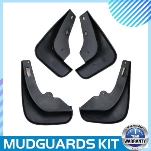 4pcs Mud Flaps For Ford Focus Hatchback 1.8 2005-2011 With Side Skirts Splash Mudguards Wheel Fender Front Rear Car Body Kit