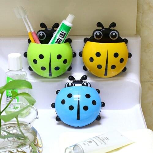 Toothbrush Holder Paste Sucker Cartoon Toothbrush Holder Toothbrush Holder Wash Table Finishing Utensils