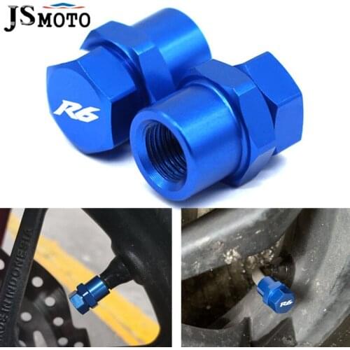 For Yamaha YZF-R6 YZF-R1 YZF-R3 R1 R3 R6 Motorcycle CNC Wheel Tire Valve Stem Tyre Air Port Cover Airtight Dustproof Cover