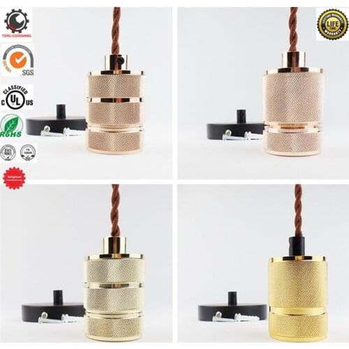 E27 Vintage Edison Lamp Base Pendant light Screw Bulb base Light Socket Industrial Retro Fittings lamp holder