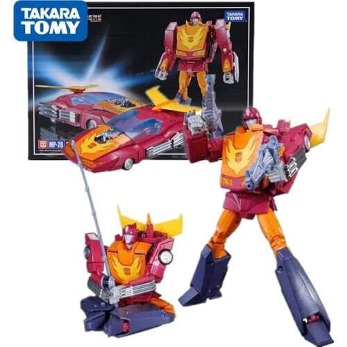 TAKARA TOMY Transformation MP Master Piece Series MP-28 Car Metal Part Rodimus Prime Action Figure Toys Deformation Robot Toys