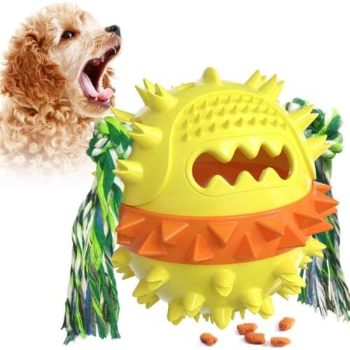 Pet Toy Sound Interactive Water Floating Animal Dog Puzzle Entertainment Chew Bite-Resistant Clean Teeth Molar Dog Accessories