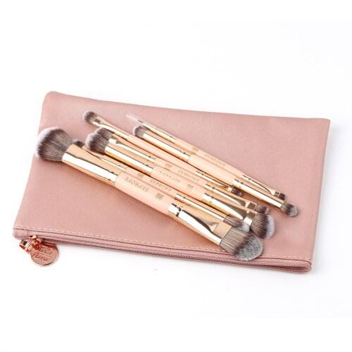 Eye Makeup 7pcs/set Brushes with Bag Eye Shadow Blending Eyeliner Eyelash Eyebrow Make up Brushes Professional Eyeshadow Brush