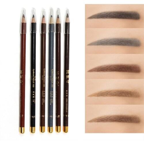 Rich Color Eyebrow Enhancer Wooden Pencil Easy to Apply Not Fading Lasting Natural Wild Brows Drawing Eyes Cosmetic Beauty TSLM1