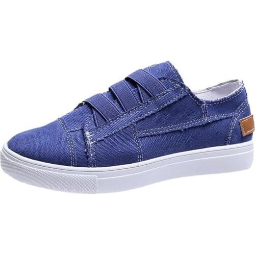 Fashion hot new womens vulcanized shoes flat non-slip sneakers ladies casual comfortable breathable walking canvas shoes