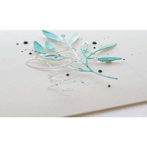 Mmao Crafts Metal Steel Cutting Dies Flower leaf decoration Stencil For DIY Scrapbook Paper/photo Cards Embossing Dies