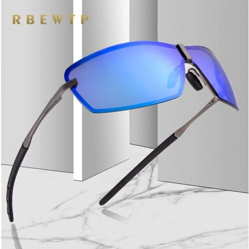 RBEWTP Night Vision Retro Mens Sunglasses Polarized Driving Square Sun Glasses oculos Male Eyewear Accessories For Men/Women