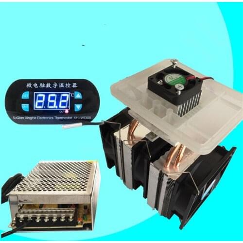 Diy electronic refrigerator production kit diy semiconductor refrigeration sheet double tower refrigerator