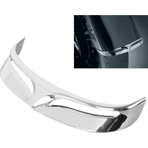 Motorcycle Chrome ABS Rear Fender Edge Trim Tip Trailing For Harley Fatboy FLSTF/B FLSTFSE