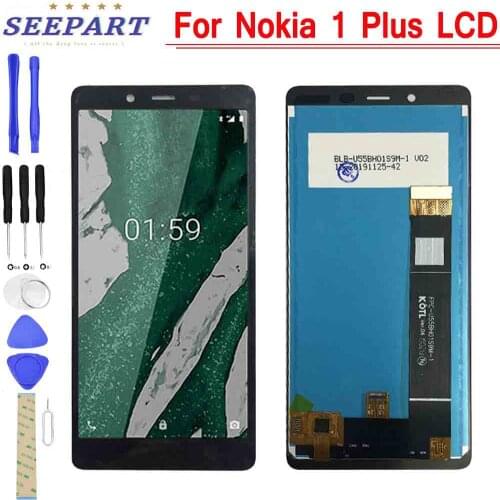 New LCD For Nokia 1 Plus 5.45" TA-1130 TA-1111 LCD Display Touch Screen Digitizer Glass Panel Assembly Tools TA-1123 TA-1131 Lcd