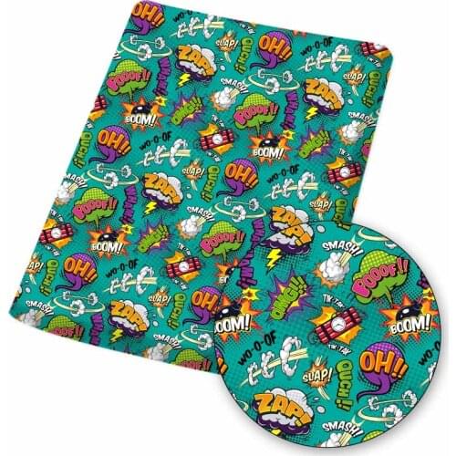 Polyester Cotton Fabric for Sewing Explosion Printed Cloth Sheet Designer Fabric for Dress Handmade Mask Make Dress 45*145cm 1pc