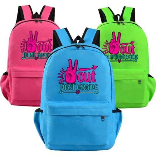 Casual Nylon Backpack Child Large Capacity School Bag for Boy Girl Junior School Students Campus Solid Color Men Women Backpack