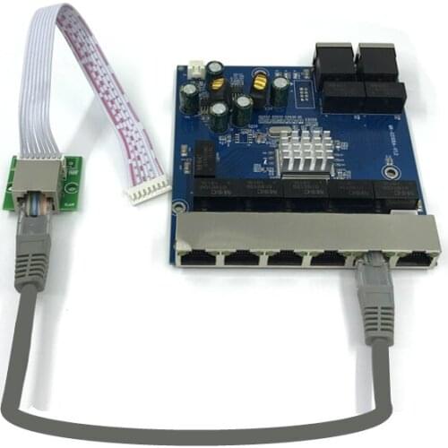 Industrial Ethernet Switch Module 5 Ports Unmanaged10/100/1000mbps PCBA board OEM Auto-sensing Ports PCBA board OEM Motherboard