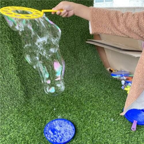 Bubble Machine Blowing Bubble Tool Soap Bubble Maker Blower Set Big Bubble Dish Outdoor Funny Gift Toys For Children Bubble Wand