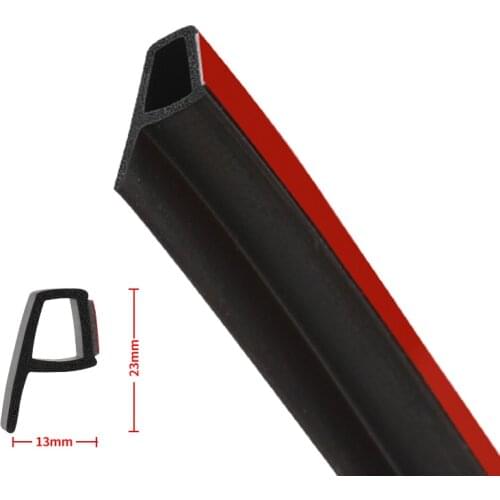 P Type Car Door Rubber Seal Strip Noise Insulation Car Door Sealing Strip Weatherstrip Anti-dust Car Rubber Door Seals Strip
