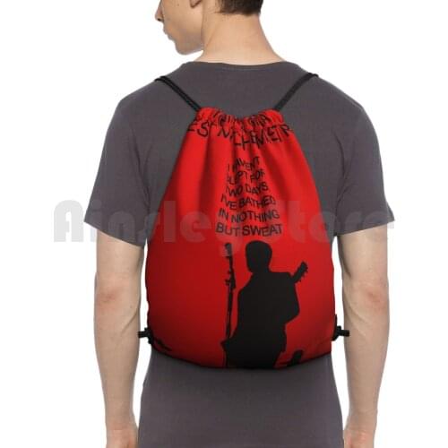 Rest My Chemistry Backpack Drawstring Bag Riding Climbing Gym Bag Interpol Music Evil Cocain
