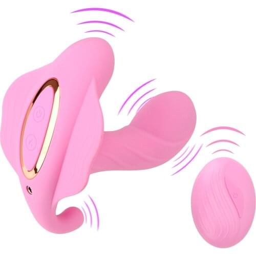 Clitoris Stimulator Sex Toys for Women Heating Wearable Butterfly Dildo Vibrator Wireless Remote Control Vibrating Panties