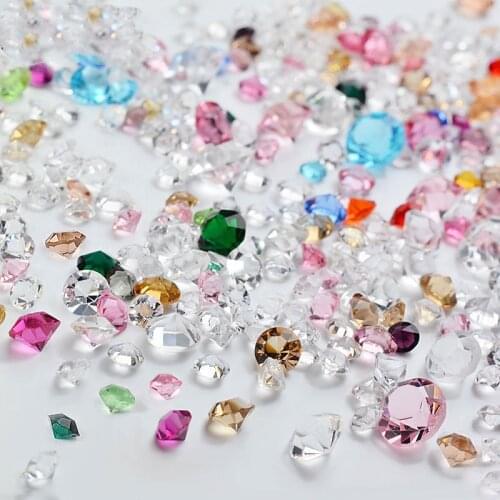 Mixed Color Size Colorful Hotfix Rhinestone Plastic AB Crystal DIY 3D Nail Art Tips Decorations Manicure tools