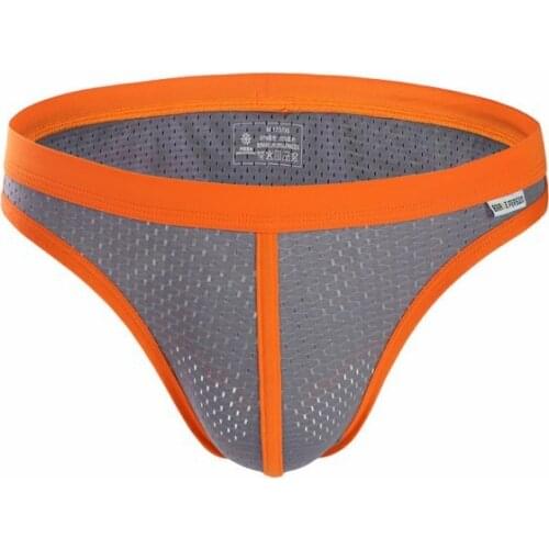 High Quality Brand Brave Person gay Underwear Men sexy Briefs Underwear Lace Transparent Briefs Mens Bikinis Men Mesh Briefs