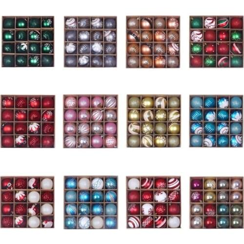 16-99pcs Christmas Balls Baubles Xmas Tree Hanging Pendant Ornaments Christmas Decorations For Home 2022 New Year Navidad