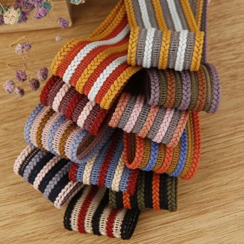 5 yards Twist Stripe Hollow Ribbon for Diy Hairwear Bows Gifts Flowers Packaging Ribbons Bag Clothing Accessories