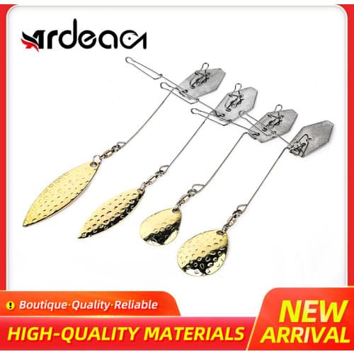 ARDEA Spinner Metal Rotate Bait Artificial Jig Seawater Trolling Spoon 1pcs sequins With Interlock Snap Fly Fishing