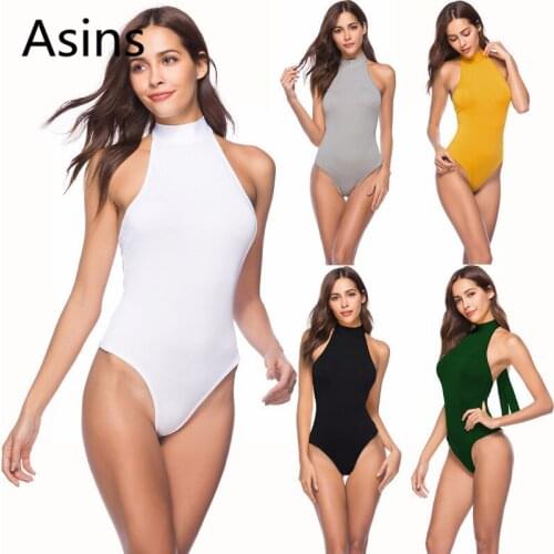 Asins Open Back Bodysuit