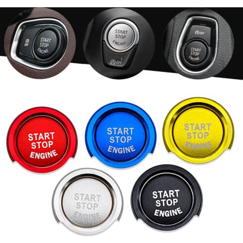 Engine Ignition Push Start Stop Ring Stickers Case Cap For Bmw E46 E60 E39 F20 F21 F30 F31 F10 Button Interior Accessories Cover