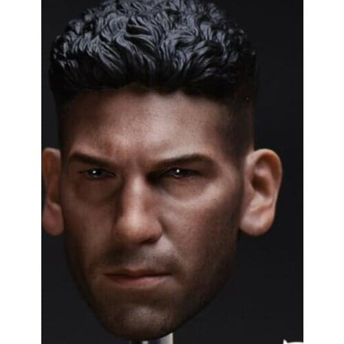 Hot Sales 1/6 Scale Jon Bernthal Male Head Sculpt Head Carved Model For 12" Action Figure Body
