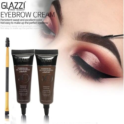 Maquiagem Eyebrow Cream With Brush Set Gel Professional No Fading Eyebrow Gel Brow Tint Non Dizzy Makeup Tools