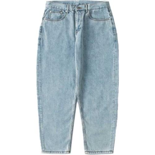 Trendy Harem Jeans Men Clothes Streetwear Casual Mens Jeans Hiphop Denim Pants Cotton Trousers FJapan Style Jeans Pants