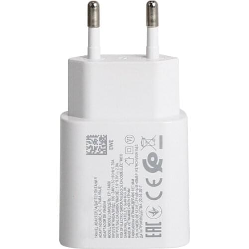 Wall Fast charging adaptive 9V-1.67A 5V 2A EU Plug Travel adapter Wall quick Fast Charger For S8 white with cable 100pcs/lot