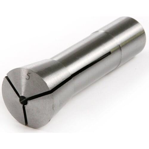 New 1Pc Metric R8 5mm Collet Chuck Tool material 65MN Steel HRC 55-60 degree for R8 milling machine spindle taper hole