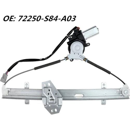 72250-S84-A03 72250S84A03 New Front Driver Side Power Window Regulator w/Motor For 98-02 Honda Accord Sedan