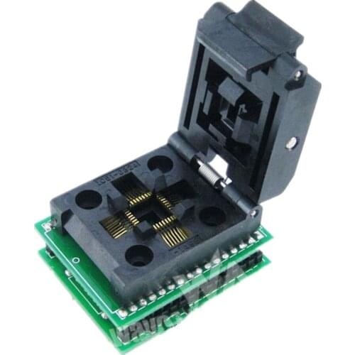 QFP32 TO DIP32 Universal Programming Block QFP32 PQFP32 TQFP32 Programming tester Universal Test socket pitch 0.8mm
