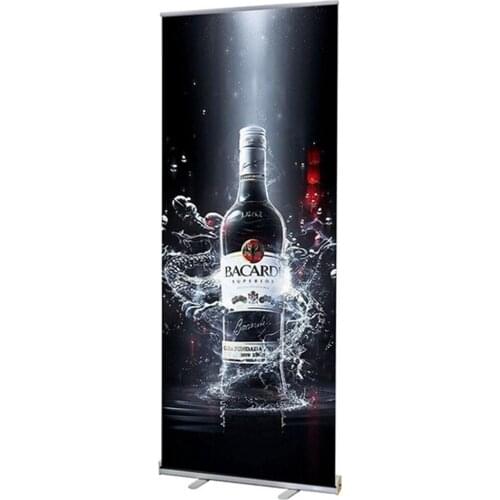 60*160mm advertising portable sign display stand POP roll up banner floor stand portrait poster holder display rack Poster Frame