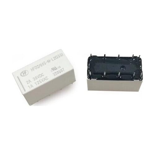5pcs/lot Relay HFD2-005-ML2-D HFD2/005-M-L2-D Latching Relay Double coil 5V